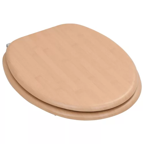  2 db bambuszmintás MDF WC-ülőke