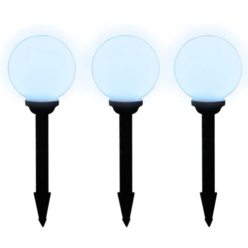  6 db kültéri gyalogjáró LED-lámpa cölöppel 20 cm