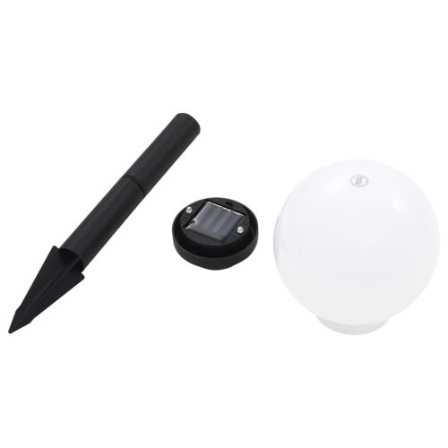  6 db napelemes kültéri LED gömblámpa 20 cm RGB