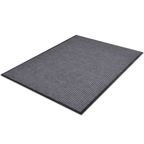  2 db szürke PVC lábtörlő 90 x 60 cm