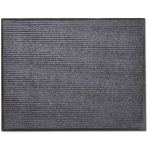  2 db szürke PVC lábtörlő 90 x 60 cm