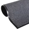  2 db szürke PVC lábtörlő 90 x 60 cm