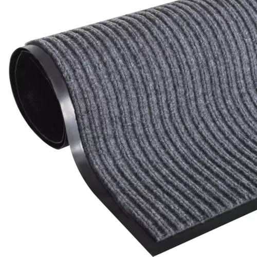  2 db szürke PVC lábtörlő 90 x 60 cm