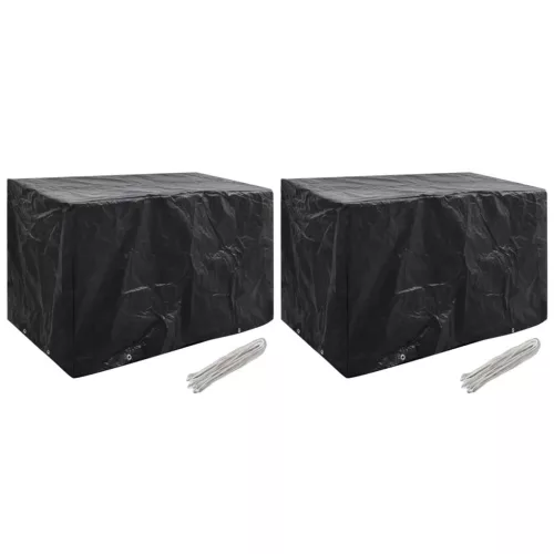  2 db kerti bútor huzat 8 fűzőlyukkal 140 x 70 x 90 cm