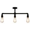  fekete mennyezeti lámpa 3 x E27