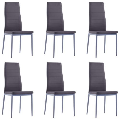  7 darabos szürke étkezőszett