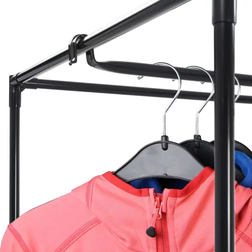  fekete ruhásszekrény 75 x 50 x 160 cm