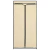  krémszínű ruhásszekrény 75 x 50 x 160 cm