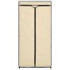  2 db krémszínű ruhásszekrény 75 x 50 x 160 cm