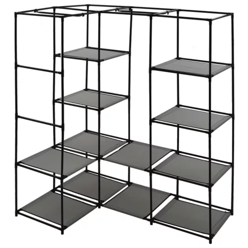  szürke sarokruhásszekrény 130 x 87 x 169 cm