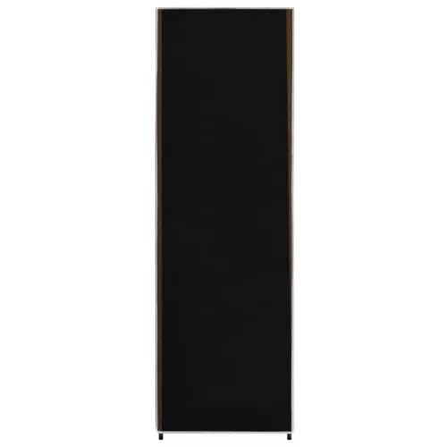  fekete szövet ruhásszekrény 87 x 49 x 159 cm
