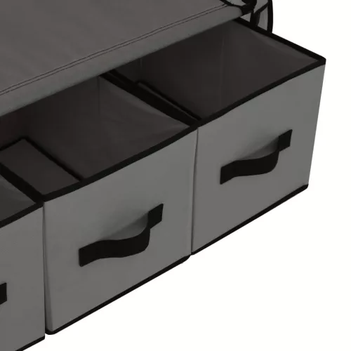  szürke szövet ruhásszekrény 87 x 49 x 159 cm