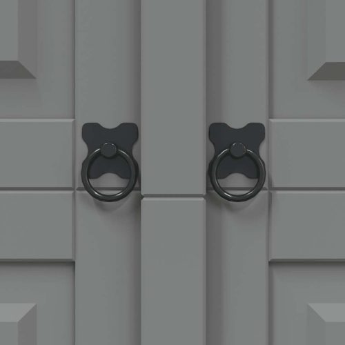  2 ajtós szürke Corona-stílusú mexikói fenyő ruhásszekrény