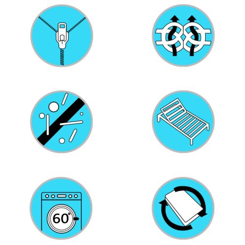  viszkoelasztikus memóriahabos matrac 100 x 200 cm 18 cm