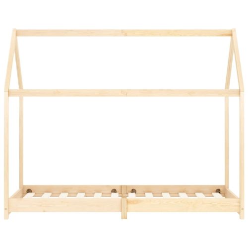  tömör fenyőfa gyerekágy-keret 90 x 200 cm