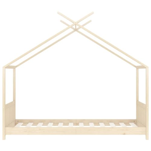  tömör fenyőfa gyerekágy-keret 70 x 140 cm