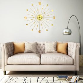   aranyszínű fém falióra 70 cm