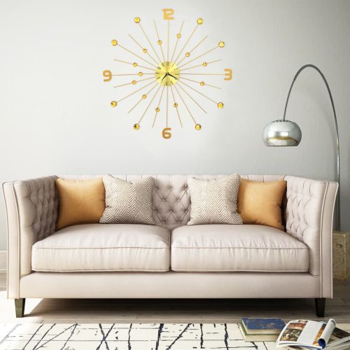   aranyszínű fém falióra 70 cm