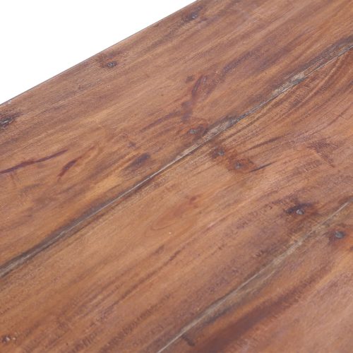  fehér tömör mahagóni fa fiókos íróasztal 117 x 57 x 75 cm