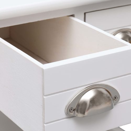  fehér császárfa kisasztal 40 x 40 x 40 cm