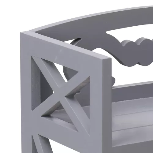  szürke császárfa fürdőszobaszekrény 46 x 24 x 116 cm