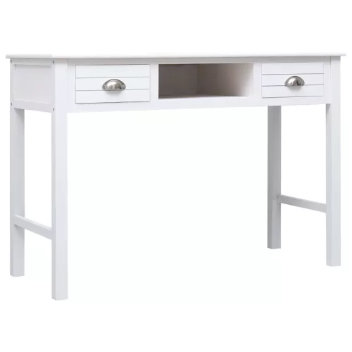  fehér fa íróasztal 110 x 45 x 76 cm