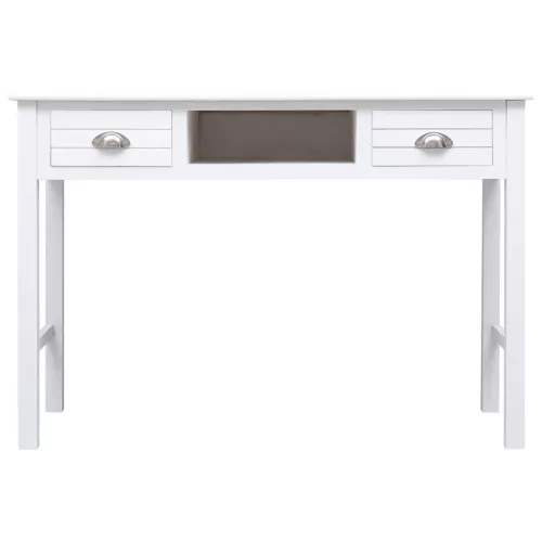  fehér fa íróasztal 110 x 45 x 76 cm