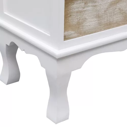  fehér fa fiókos szekrény 50 x 30 x 80 cm