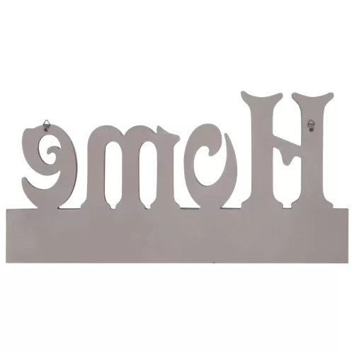  HOME" feliratú fali fogas 50 x 23 cm"