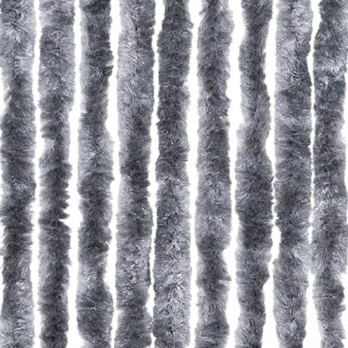 ezüstszínű zsenília rovarfüggöny 56 x 185 cm