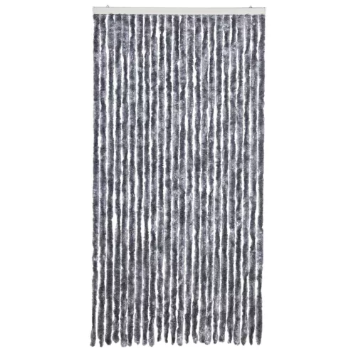  ezüstszínű zsenília rovarfüggöny 100 x 220 cm