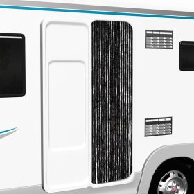  antracitszürke zsenília rovarfüggöny 56 x 185 cm