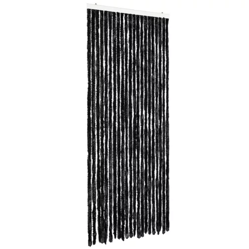  antracitszürke zsenília rovarfüggöny 90 x 220 cm