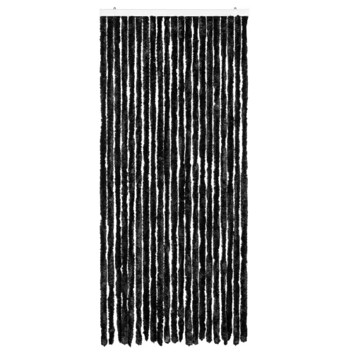  antracitszürke zsenília rovarfüggöny 90 x 220 cm
