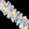  fehér karácsonyi füzér LED-es izzókkal 5 m