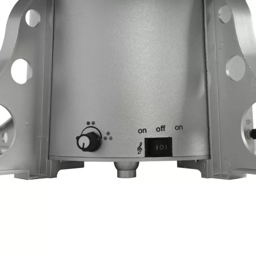  fehér havazó karácsonyfa ernyő alakú talppal 140 cm