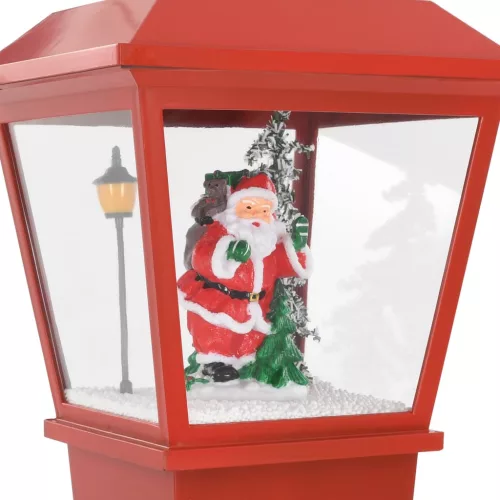  karácsonyi talpas lámpa Mikulással 64 cm LED