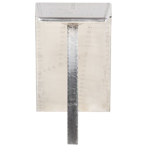  ezüstszínű fém repülős asztal 112 x 50 x 76 cm