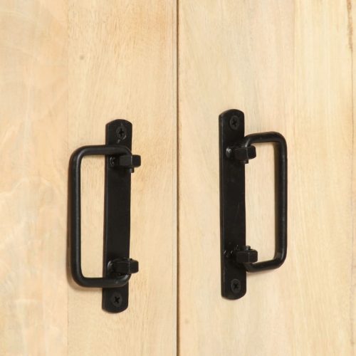  4-szintes tömör mangófa könyvespolc 80 x 30 x 180 cm