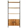  4-szintes nyers mangófa könyvespolc 80 x 30 x 180 cm