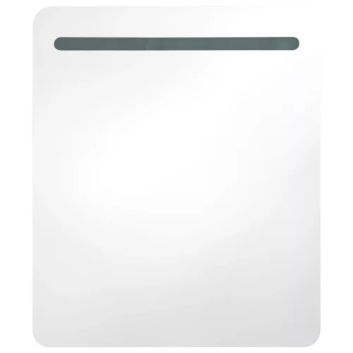  tükrös fürdőszobaszekrény LED világítással 68 x 9 x 80 cm