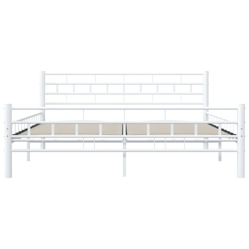  fehér fém ágykeret 160 x 200 cm