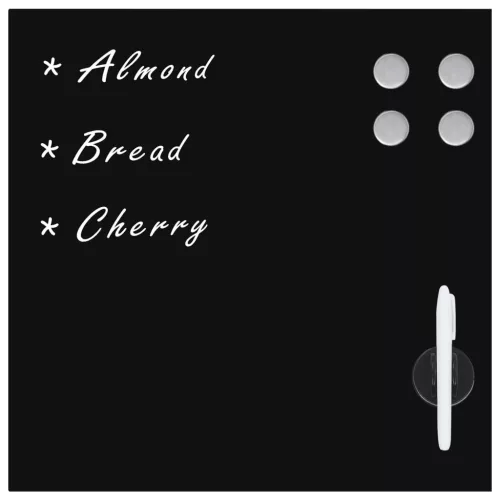  falra szerelhető mágneses üvegtábla 40 x 40 cm