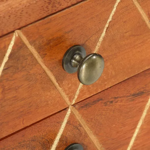  tömör mangófa éjjeliszekrény 43 x 30 x 58 cm