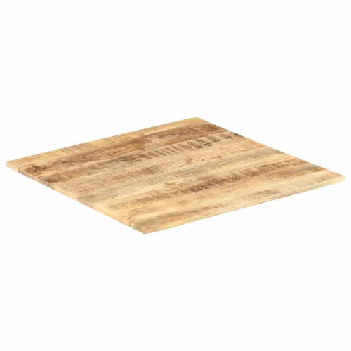  tömör mangófa asztallap 15-16 mm 80 x 80 cm