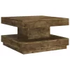  sötétbarna MDF dohányzóasztal 60 x 60 x 35 cm