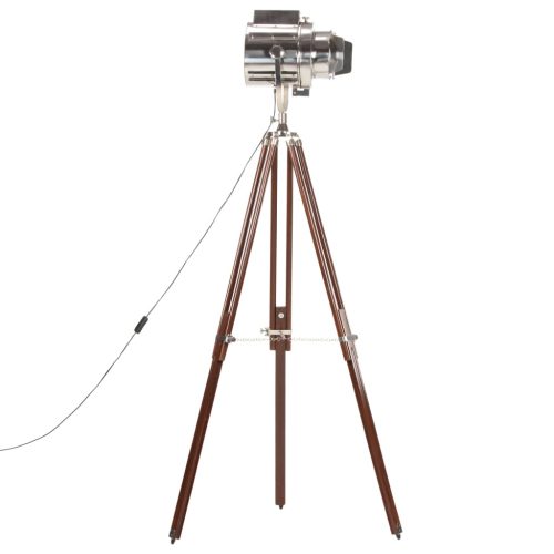  háromlábú tömör mangófa állólámpa 180 cm      