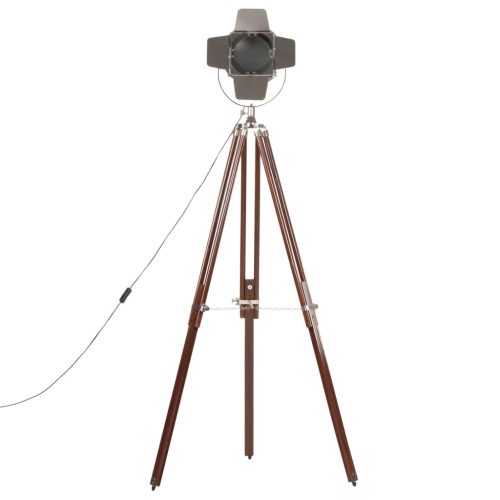  háromlábú tömör mangófa állólámpa 180 cm      