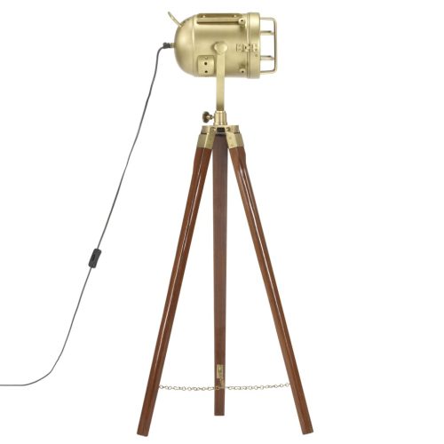  háromlábú tömör mangófa állólámpa 97 cm         