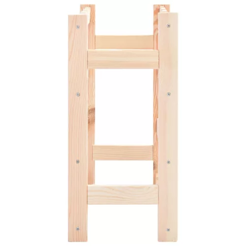  fenyőfa bortartó állvány 16 palackhoz